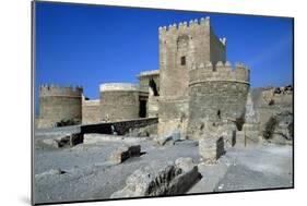 Third Enclosure, the Alcazaba of Almeria, Andalucia, Detail. Spain-null-Mounted Giclee Print