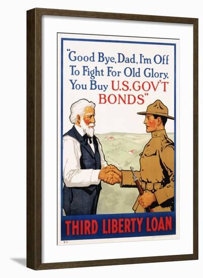 Third Liberty Loan Poster-Laurence Harris-Framed Giclee Print