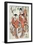 Third Month: Going to a Sumo Match, Fourth Month: Buddha's Birthday, Japanese Wood-Cut Print-Lantern Press-Framed Art Print