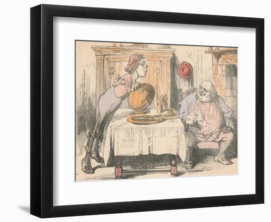 'Third of the Father William series', 1889-John Tenniel-Framed Giclee Print