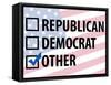 Third Party American Political Poster-null-Framed Stretched Canvas