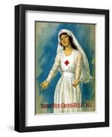 Third Red Cross Roll Call, 1918-William Haskell Coffin-Framed Premium Giclee Print