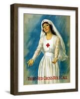 Third Red Cross Roll Call, 1918-William Haskell Coffin-Framed Giclee Print