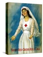 Third Red Cross Roll Call, 1918-William Haskell Coffin-Stretched Canvas