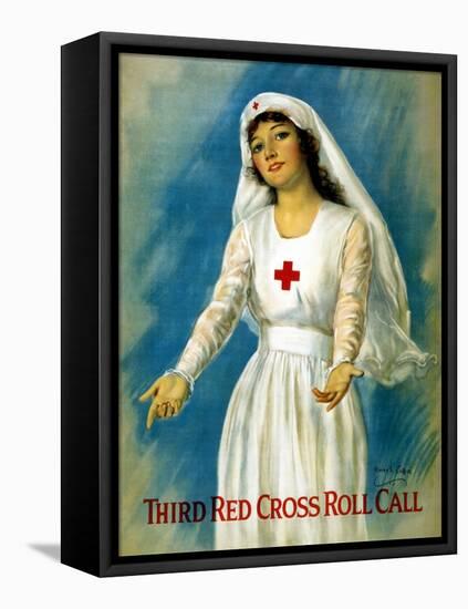Third Red Cross Roll Call, 1918-William Haskell Coffin-Framed Stretched Canvas