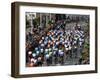 Third Stage of Tour de France, Leaving Old-Port Marseille, July 7, 2009-null-Framed Premium Photographic Print