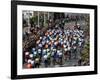 Third Stage of Tour de France, Leaving Old-Port Marseille, July 7, 2009-null-Framed Photographic Print