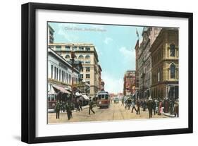 Third Street, Portland, Oregon-null-Framed Art Print