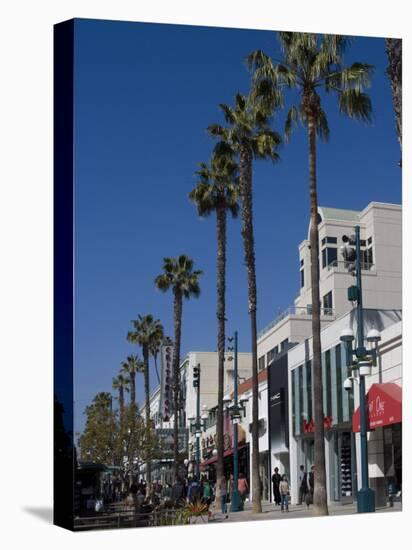 Third Street Promenade, Santa Monica, California, United States of America, North America-Ethel Davies-Stretched Canvas