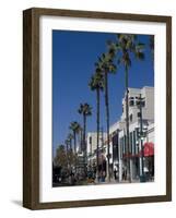 Third Street Promenade, Santa Monica, California, United States of America, North America-Ethel Davies-Framed Photographic Print