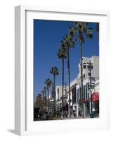 Third Street Promenade, Santa Monica, California, United States of America, North America-Ethel Davies-Framed Photographic Print