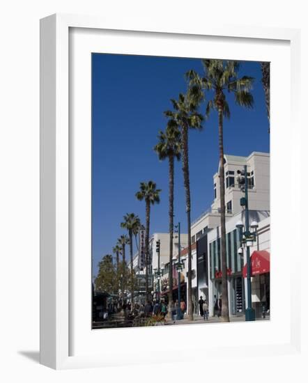 Third Street Promenade, Santa Monica, California, United States of America, North America-Ethel Davies-Framed Photographic Print
