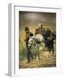 Third War of Independence, the Wounded at Bezzecca, 21 July 1866,-Sebastiano de Albertis-Framed Giclee Print