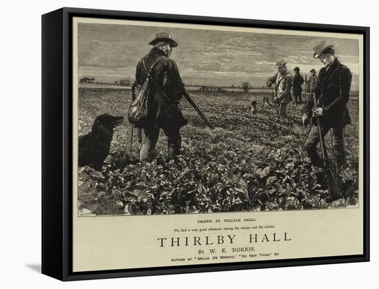 Thirlby Hall-William Small-Framed Stretched Canvas