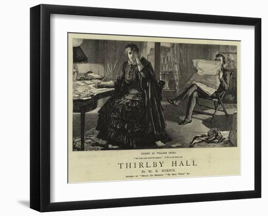 Thirlby Hall-William Small-Framed Giclee Print