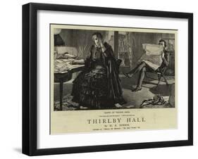 Thirlby Hall-William Small-Framed Giclee Print