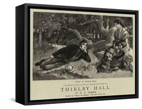 Thirlby Hall-William Small-Framed Stretched Canvas