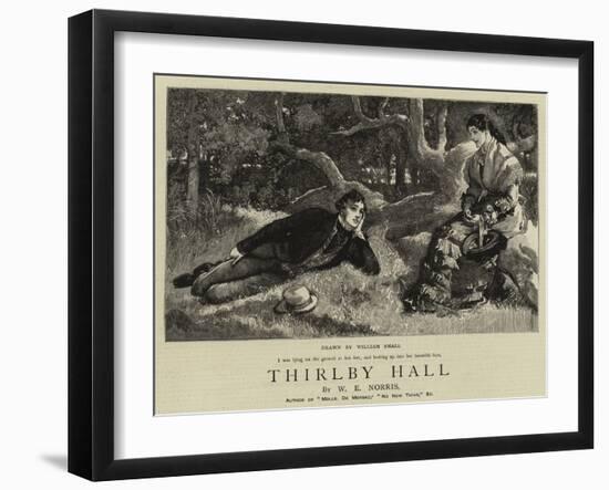 Thirlby Hall-William Small-Framed Giclee Print