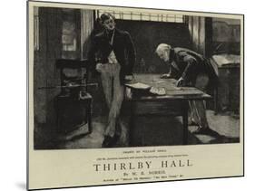 Thirlby Hall-William Small-Mounted Giclee Print