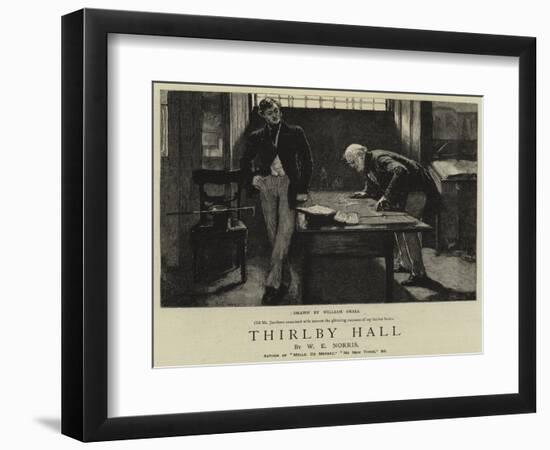 Thirlby Hall-William Small-Framed Giclee Print