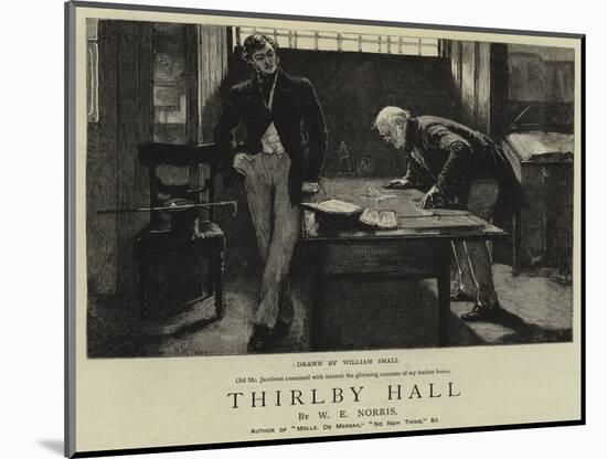 Thirlby Hall-William Small-Mounted Giclee Print