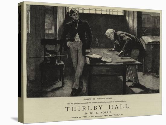 Thirlby Hall-William Small-Stretched Canvas