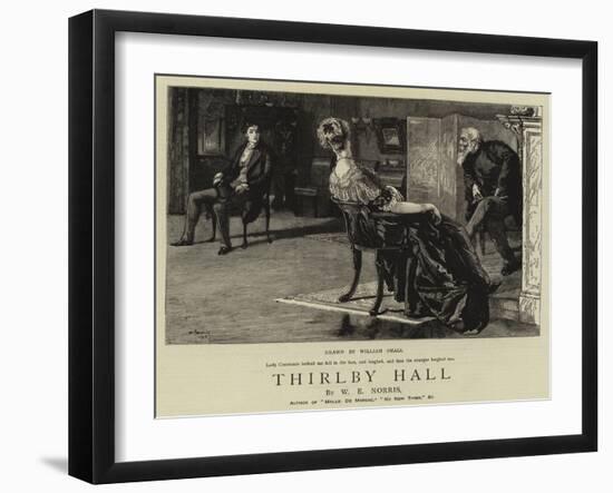 Thirlby Hall-William Small-Framed Giclee Print