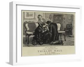 Thirlby Hall-William Small-Framed Giclee Print