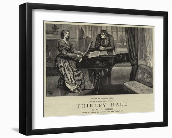 Thirlby Hall-William Small-Framed Giclee Print