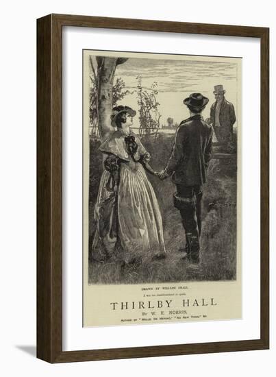 Thirlby Hall-William Small-Framed Giclee Print