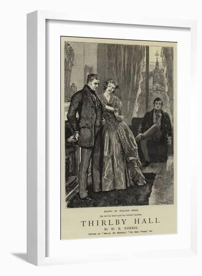 Thirlby Hall-William Small-Framed Giclee Print