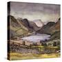 Thirlmere, 1914 (Pastel and W/C over Pencil on Paper)-Paul Nash-Stretched Canvas