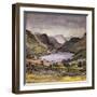 Thirlmere, 1914 (Pastel and W/C over Pencil on Paper)-Paul Nash-Framed Giclee Print