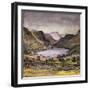 Thirlmere, 1914 (Pastel and W/C over Pencil on Paper)-Paul Nash-Framed Giclee Print