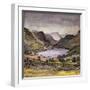 Thirlmere, 1914 (Pastel and W/C over Pencil on Paper)-Paul Nash-Framed Giclee Print