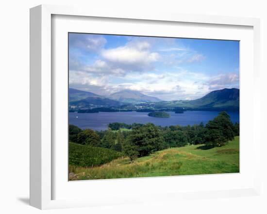 Thirlmere in the Lake District Cumbria, July 1980-null-Framed Premium Photographic Print