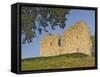 Thirlwall Castle, 14th C, Built Near Hadrians Wall with Stone Taken from the Wall, Northumbria-James Emmerson-Framed Stretched Canvas