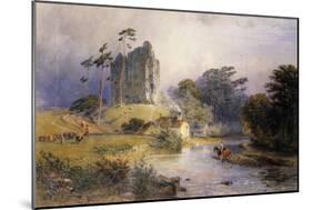 Thirlwall Castle, Northumberland-Henry George Hine-Mounted Giclee Print