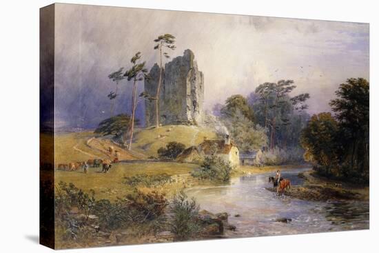 Thirlwall Castle, Northumberland-Henry George Hine-Stretched Canvas