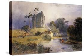 Thirlwall Castle, Northumberland-Henry George Hine-Stretched Canvas