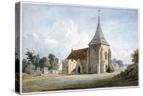 Thirnham Church, Near Maidstone, Kent, 19th Century-James Duffield Harding-Stretched Canvas