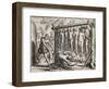 Thirteen hanged and burned victims-Theodore de Bry-Framed Giclee Print