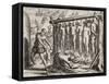 Thirteen hanged and burned victims-Theodore de Bry-Framed Stretched Canvas