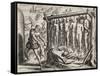 Thirteen hanged and burned victims-Theodore de Bry-Framed Stretched Canvas