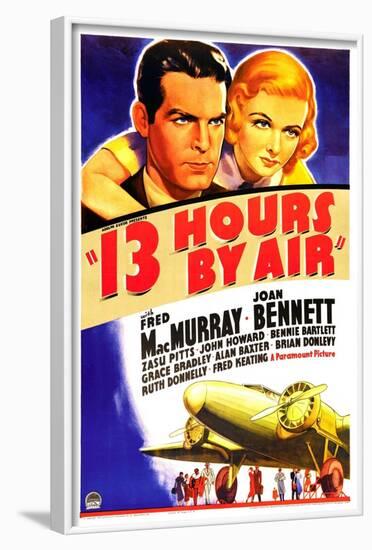 THIRTEEN HOURS BY AIR (aka 13 HOURS BY AIR)-null-Framed Art Print