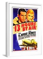 THIRTEEN HOURS BY AIR (aka 13 HOURS BY AIR)-null-Framed Art Print