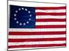 Thirteen-Star Flag of the New United States at Hanging at the Monmouth, New Jersey-null-Mounted Photographic Print