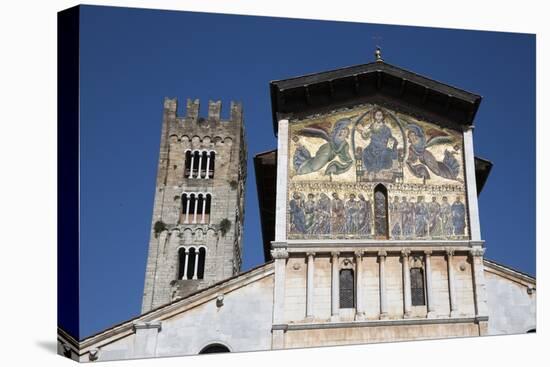 Thirteenth-Century Mosaic of the Ascension on the Facade of San Frediano, Lucca, Tuscany-Stuart Black-Stretched Canvas
