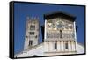 Thirteenth-Century Mosaic of the Ascension on the Facade of San Frediano, Lucca, Tuscany-Stuart Black-Framed Stretched Canvas