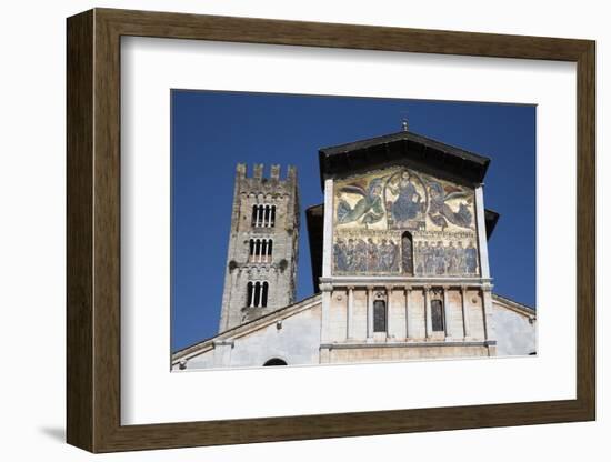 Thirteenth-Century Mosaic of the Ascension on the Facade of San Frediano, Lucca, Tuscany-Stuart Black-Framed Photographic Print